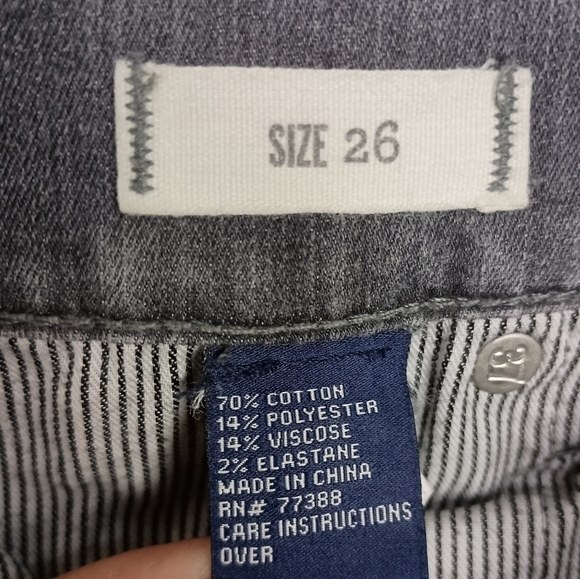 Madewell Skinny Ankle Zip Jeans in Shark Grey $128 - Picture 8 of 8